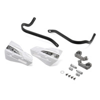 ZETA HANDGUARDS FULL + SHIELDS | ARMOUR XC KIT U-CLAMP - TAPER BARS | BLACK/WHITE