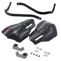 ZETA HANDGUARDS FULL + SHIELDS | ARMOUR XC PRO KIT U-CLAMP - TAPER BARS | BLACK