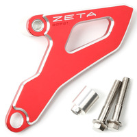 ZETA FRONT SPROCKET COVER | CRF250R'04-09, CR250R'02-, YZ125'06- | RED