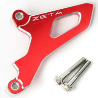 ZETA FRONT SPROCKET COVER | CRF150R'07-, CRF450R'05-07, CRF450X'05- | RED