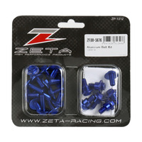 ZETA PLASTICS BOLT KIT ALLOY | YZ250F '19-, YZ450F '18-, YZ250FX '20-, YZ450FX '19- | 21 PCS BLUE