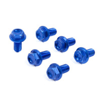 ZETA FORK GUARD BOLT SET ALLOY | Yamaha-2 | 6 PCS |BLUE