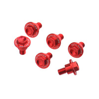 ZETA FORK GUARD BOLT SET ALLOY | GASGAS MC-EX-EC'21- | 6 PCS |RED.....