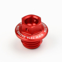 ZETA OIL FILLER PLUG | CRF250R '18- | RED