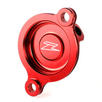 ZETA OIL FILTER COVER | CRF450R/RX'17-, CRF450L'19- | RED