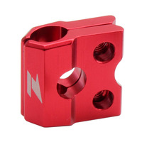 ZETA BRAKE LINE CLAMP | CR/CRF'04-,CRF250L | RED