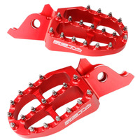 ZETA FOOTPEGS ALLOY ULTRAWIDE | CRF250/450,CRF250L/M/RALLY | 57mm RED