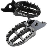 ZETA FOOTPEGS ALLOY ULTRAWIDE | KAWASAKI | 57mm BLACK