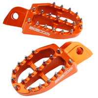 ZETA FOOTPEGS ALLOY ULTRAWIDE | KTM / HQV / BETA | 57mm ORANGE