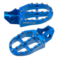 ZETA FOOTPEGS ALLOY ULTRAWIDE | KTM / HQV / GAS GAS | 57mm H-BLUE