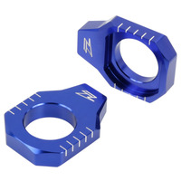 ZETA AXLE BLOCKS | KXF250 '17-,KXF450'16- | BLUE