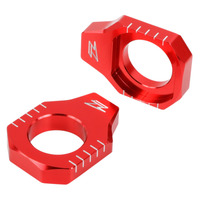 ZETA AXLE BLOCKS | KXF250 '17-,KXF450'16- | RED