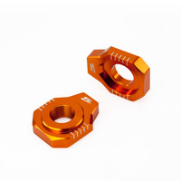 ZETA AXLE BLOCKS | KTM SX/SXF-'12, 85SX,EXC | ORANGE