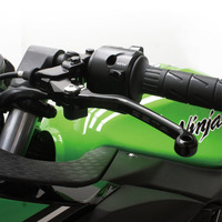 Z-STREET LEVER SET ROAD - PILOT | NINJA250/R/SL '08- | BLACK